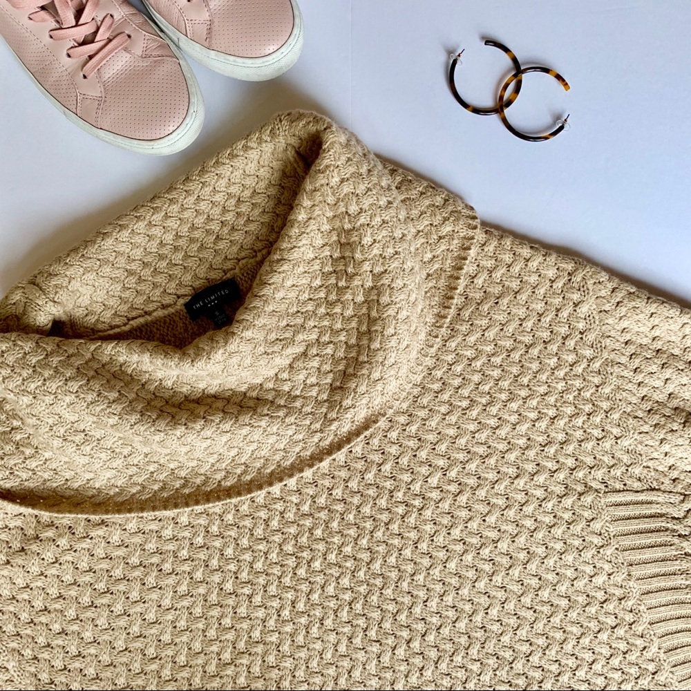 NWOT The Limited Cowl Neck Sweater - Picture 2 of 8